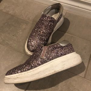 Alexander Mcqueen oversized sneaker glitter 37